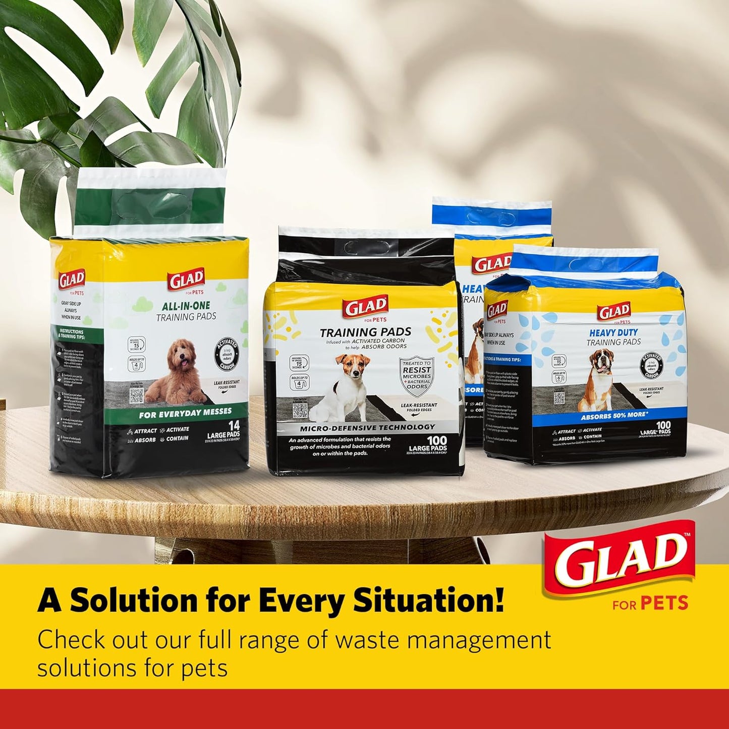 for Pets Extra Large Charcoal Dog Training Pads - Absorbent Disposable Pee Pads for Dogs, Cats & Puppies - Jumbo-Size Potty Pads That Neutralize Urine Instantly - 30 Count Pet Supplies