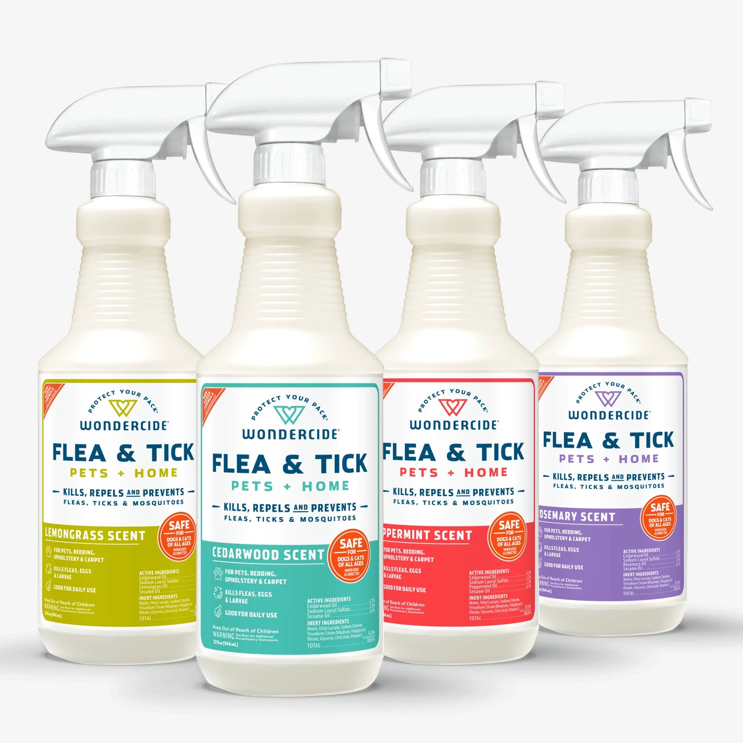 Flea & Tick Spray for Pets + Home with Natural Essential Oils