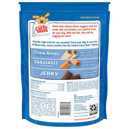 Chicken Flavor Nuggets Dog Snacks, 22.5 Oz