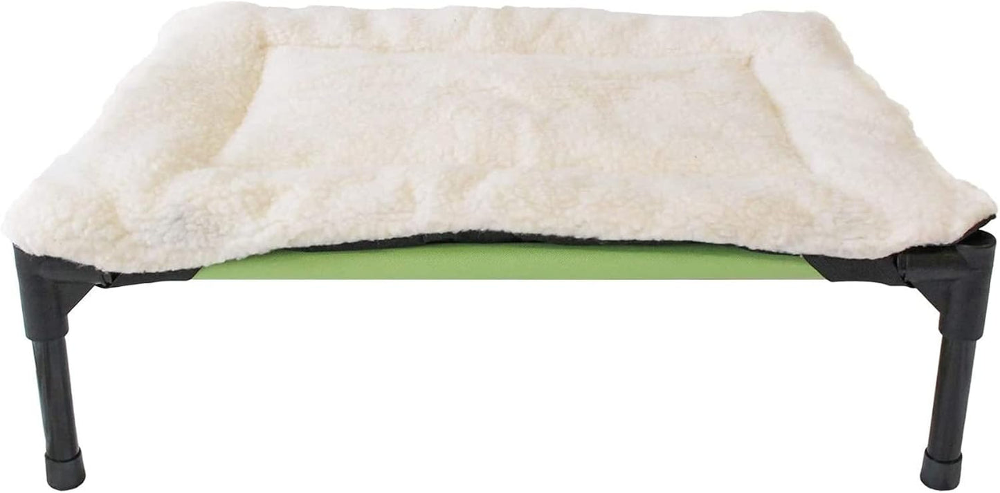Fleece Dog Bed Topper for Dog Cot Beds (Large)