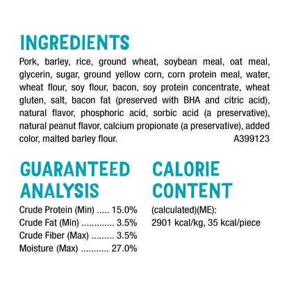 Purina  Sticks & Flavor Stix Dog Treats with Bacon & Peanut Butter Tender Chews, 6 Oz Pouch