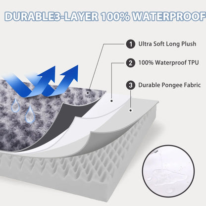 Dog Beds for Extra Large Dogs Waterproof Orthopedic Pet Sofa with Removable Washable Cover