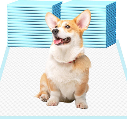 Dog Pee Pads 22"X23", Pee Pads for Dogs, Disposable Puppy Pads Pet Training Pads Super Absorbent Leak-Proof Quick Drying Pee Pads (30 Count)