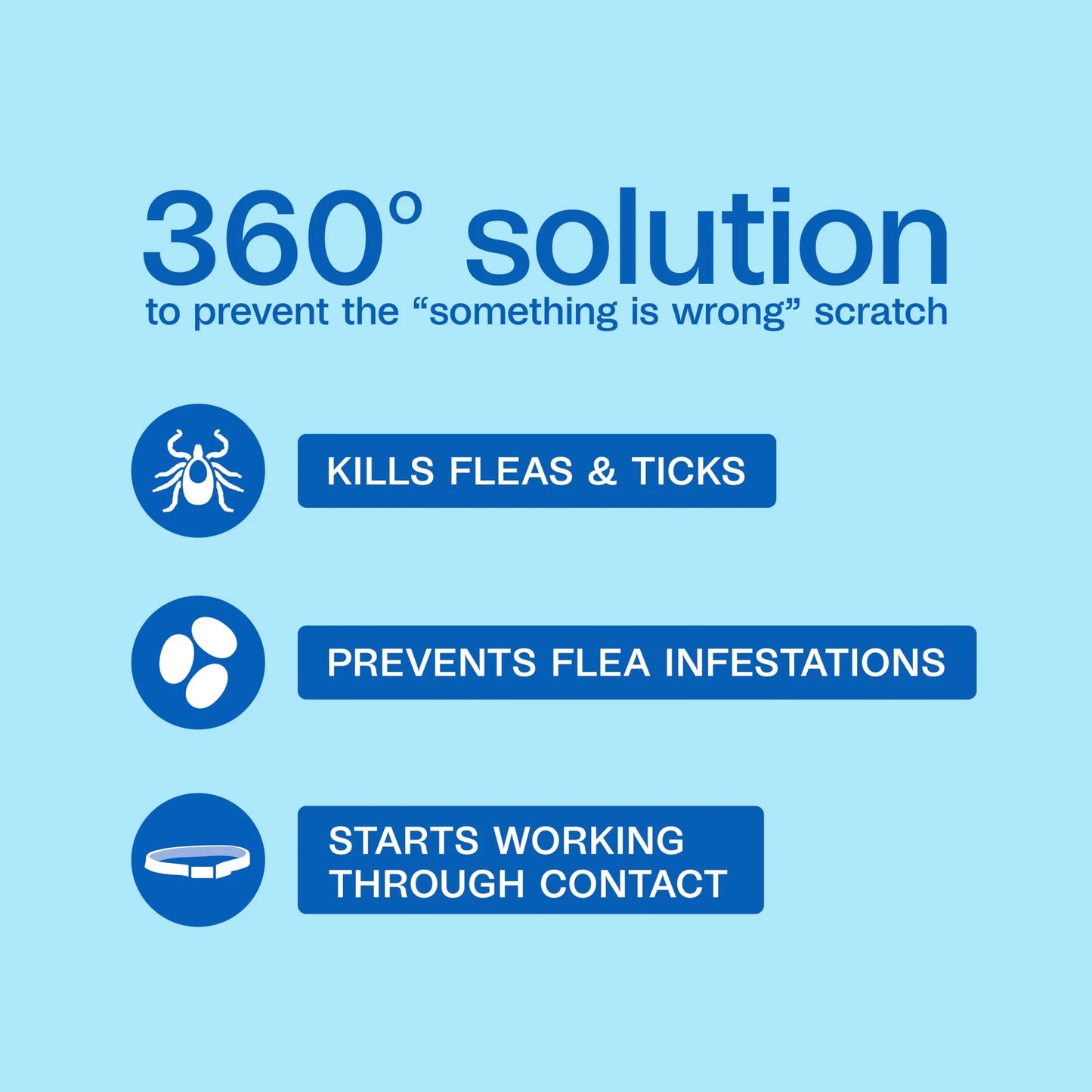 Flea & Tick Control Collar for Dogs, 7-Month Protection, Adjustable Collar Fits Dogs & Puppies, Kills Fleas & Ticks