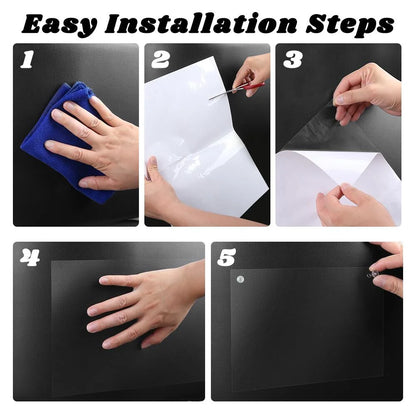 Cat Scratch Tape Protectors with Scraper & Twist Pins, Clear (8 Pack)