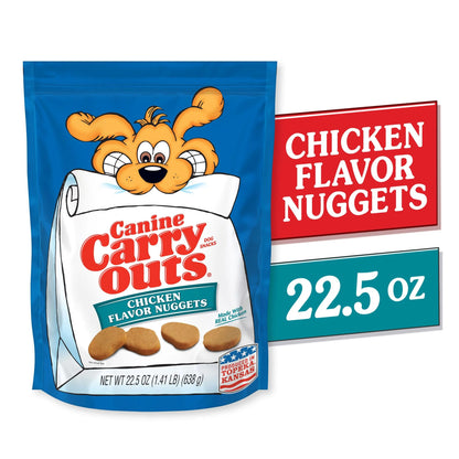 Chicken Flavor Nuggets Dog Snacks, 22.5 Oz