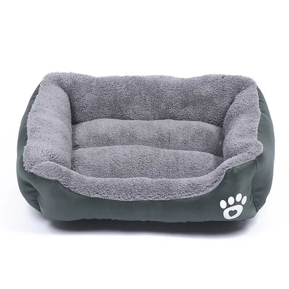 Pet Large Dog Beds Soft Warm Cat Bed Cushion Waterproof Bottom Small Dog Bed Chihuahua Husky Pet Sofa Beds for Dogs Cats S-3XL