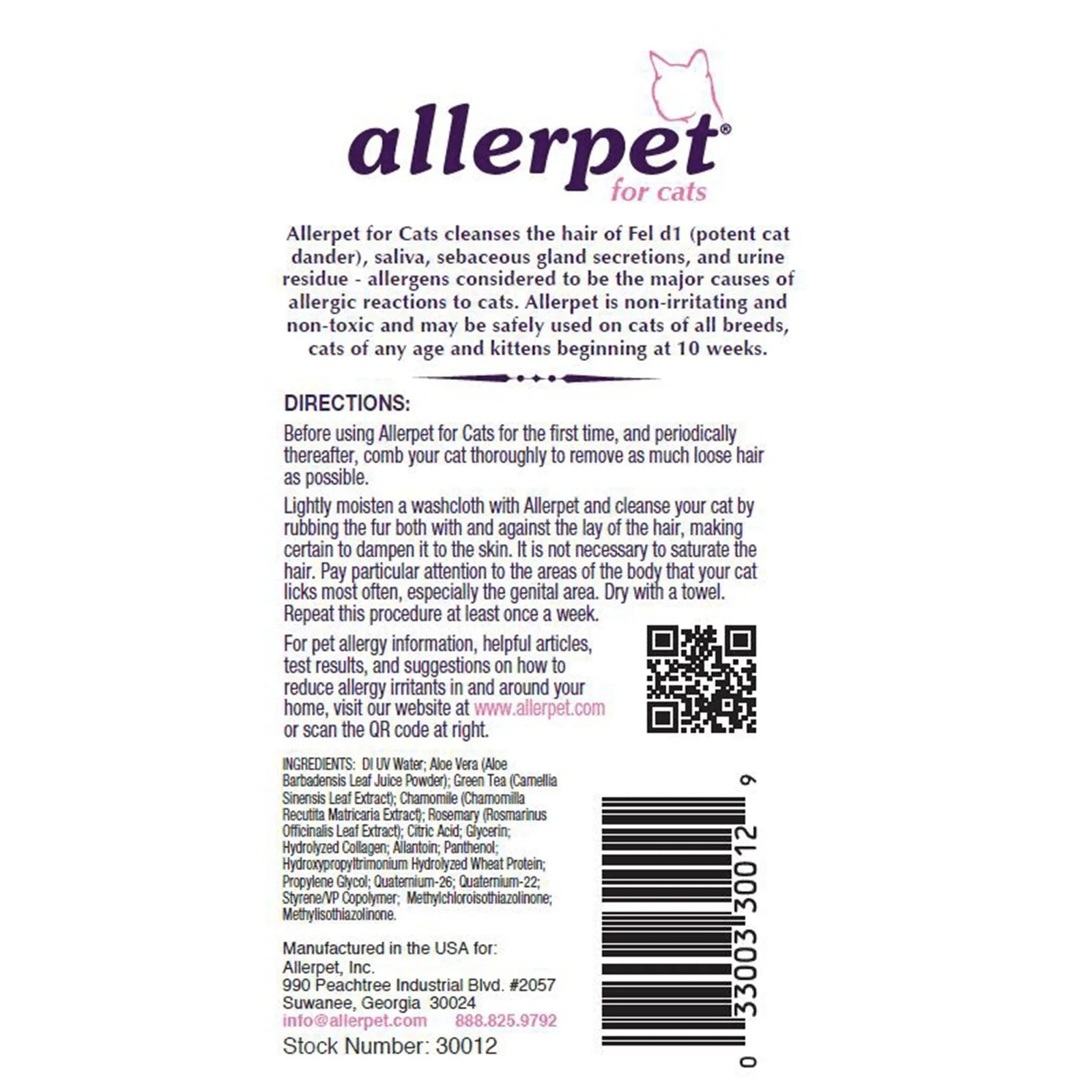 Cat Dander Remover for Cat Owners, 12 Fl Oz