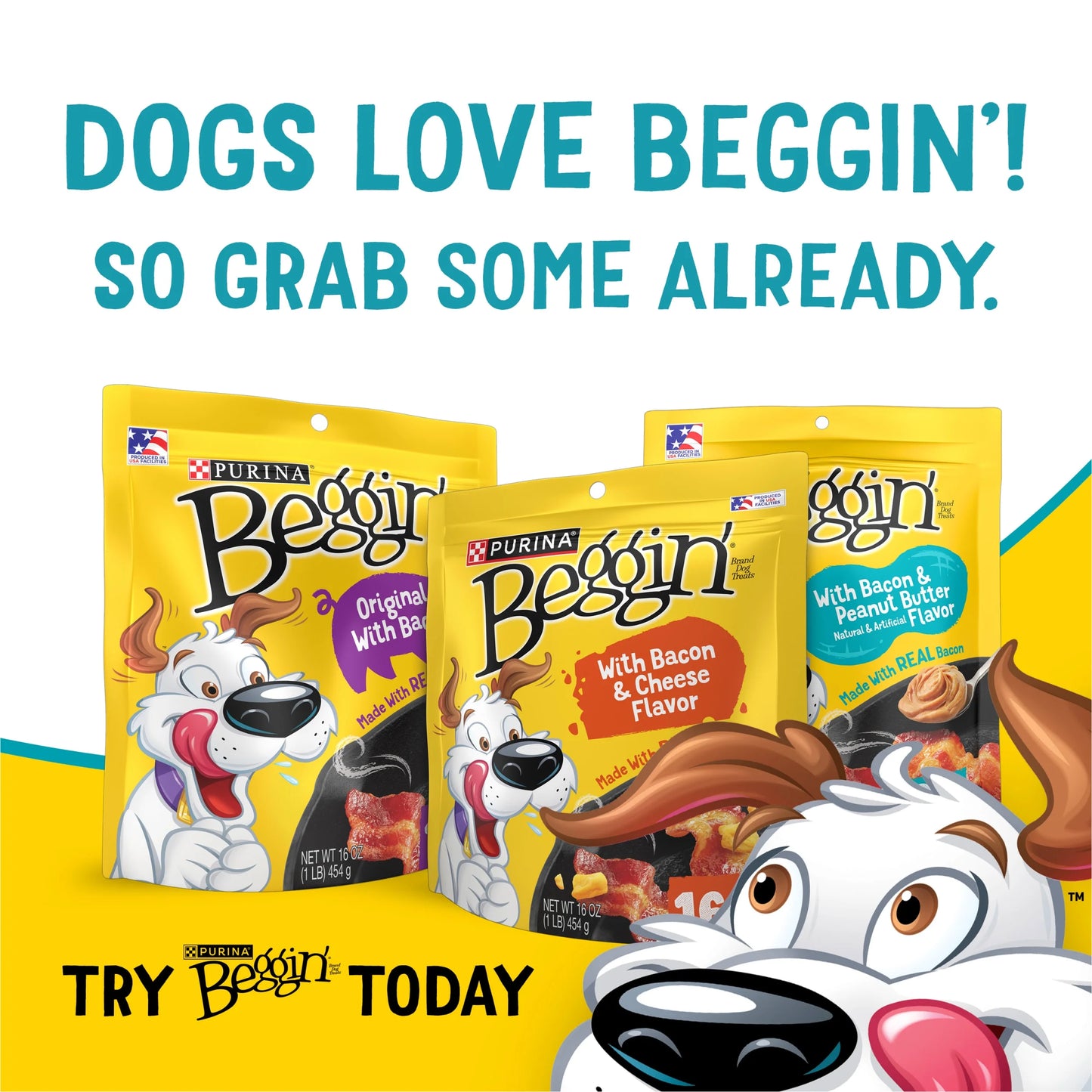 Purina  Sticks & Flavor Stix Dog Treats with Bacon & Peanut Butter Tender Chews, 6 Oz Pouch