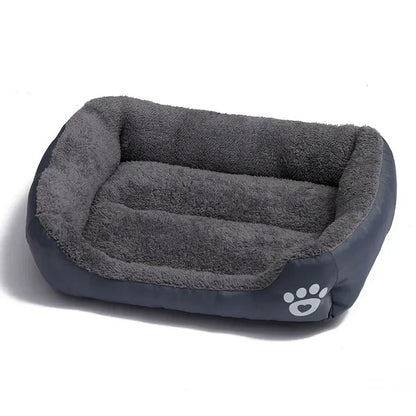 Pet Large Dog Beds Soft Warm Cat Bed Cushion Waterproof Bottom Small Dog Bed Chihuahua Husky Pet Sofa Beds for Dogs Cats S-3XL