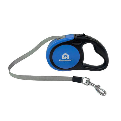 Small 10 Ft. Blue Retractable Dog Leash