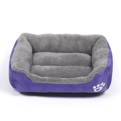Pet Large Dog Beds Soft Warm Cat Bed Cushion Waterproof Bottom Small Dog Bed Chihuahua Husky Pet Sofa Beds for Dogs Cats S-3XL