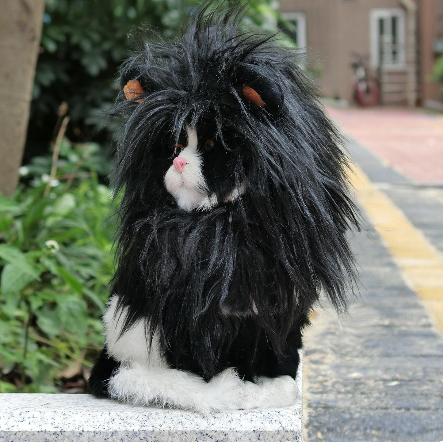 Lion Mane Wig for Cats and Dogs, Funny Pet Cat Costumes for Halloween Christmas, Furry Pet Clothing Accessories