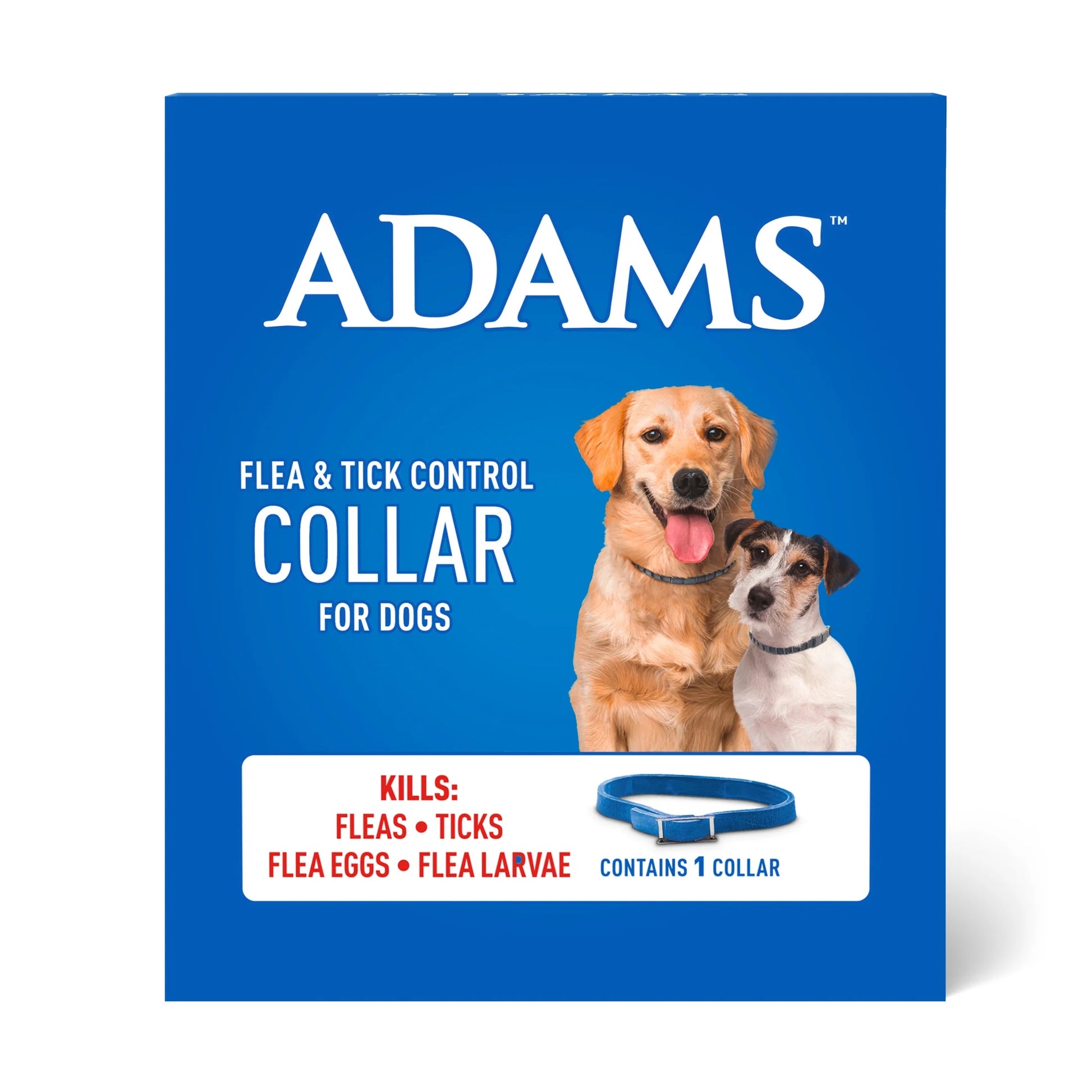 Flea & Tick Control Collar for Dogs, 7-Month Protection, Adjustable Collar Fits Dogs & Puppies, Kills Fleas & Ticks